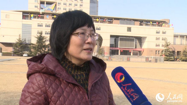 山西大学化学化工学院教授、博士生导师双少敏接受人民网记者采访。