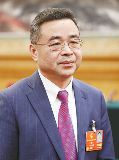 马化腾 　　本报记者 杜尚泽摄