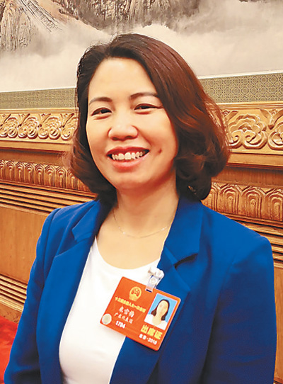 米雪梅 　　本报记者 杜尚泽摄