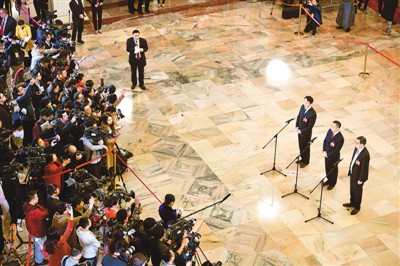 两会通道：党心民心心相印（两会进行时）