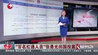 “百名红通人员”张勇光回国投案