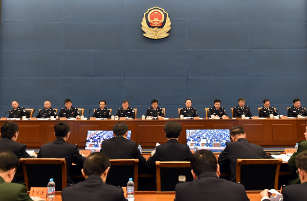 全国公安机关党风廉政建设电视电话会议1月29日召开(中央纪委监察部网站 代江兵 摄)