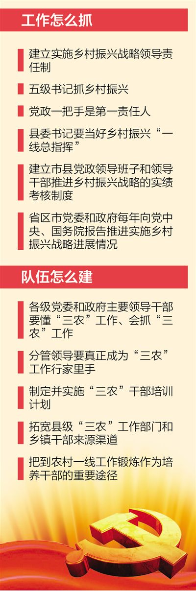 乡村振兴 关键在党（政策解读·聚焦中央一号文件④）