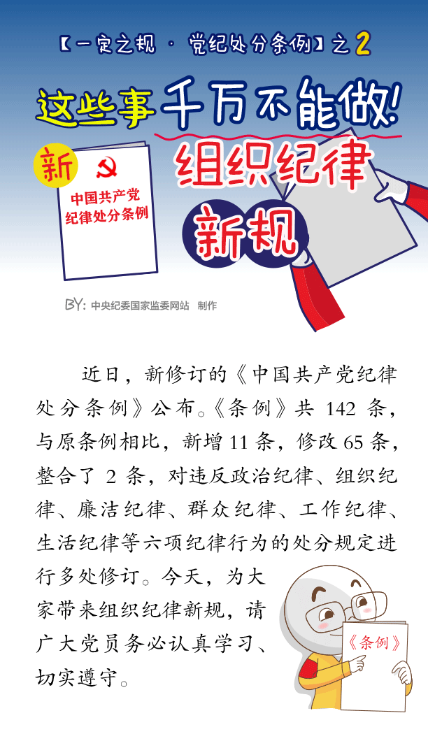 组织纪律新规