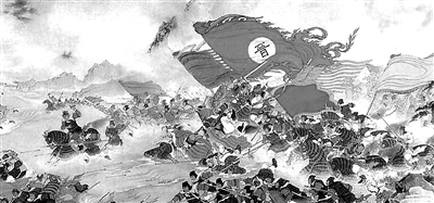 淝水之战是历史上以少胜多著名战例，草木皆兵、风声鹤唳等成语均典出于此。